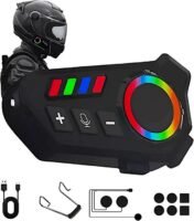 Fone Bluetooth para Capacete (2025): Bateria 48h, IPX6 e Intercom