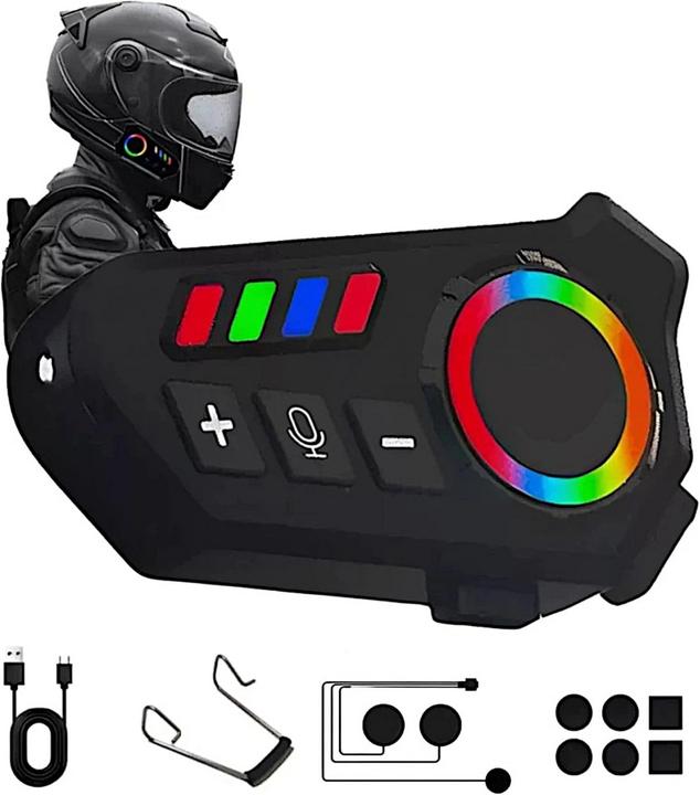 Fone Bluetooth para Capacete (2025): Bateria 48h, IPX6 e Intercom Fone Bluetooth para Capacete (2025): Bateria 48h, IPX6 e Intercom