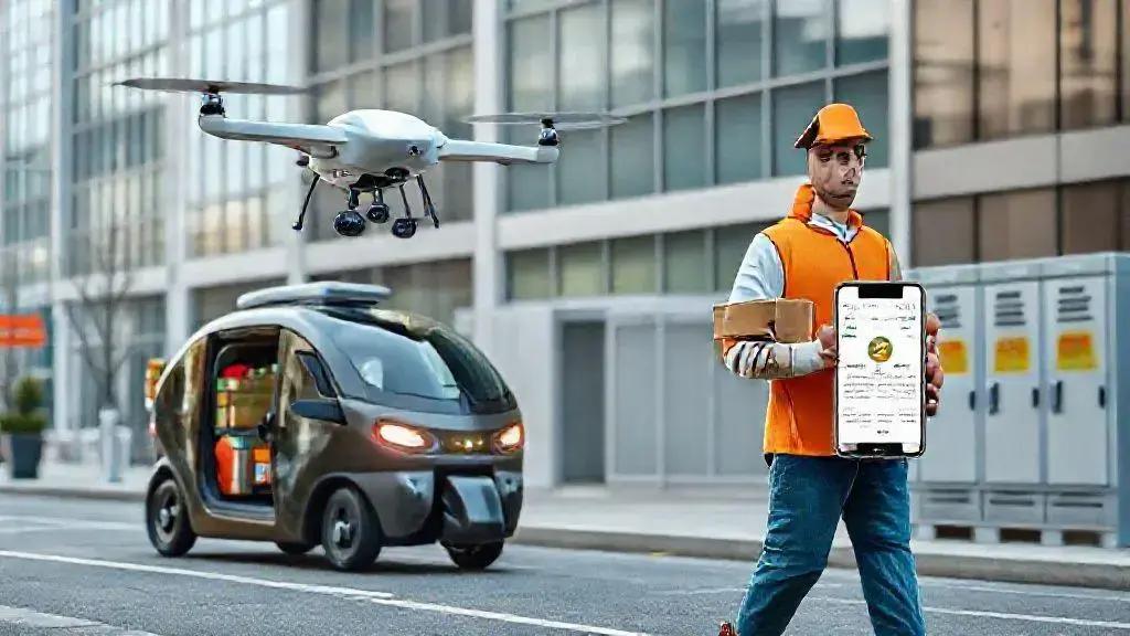 tendências tecnológicas na entrega de compras