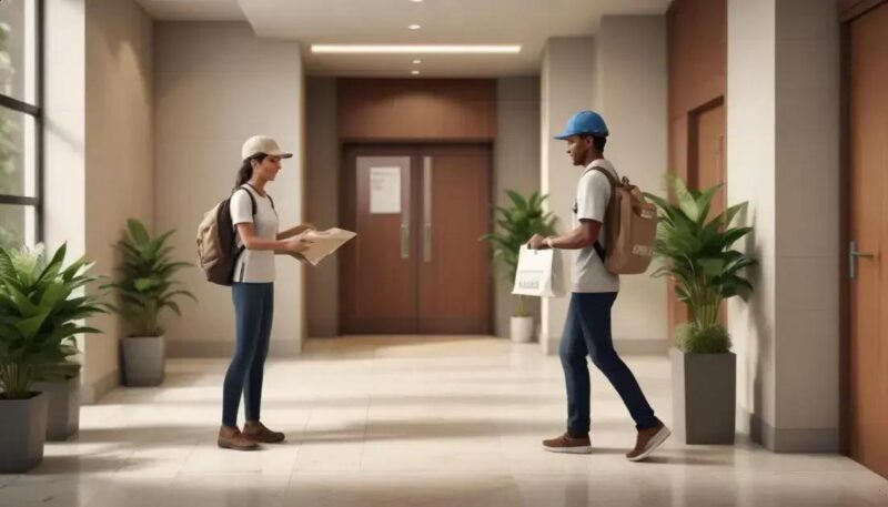 Entregador deve entregar na portaria, diz iFood