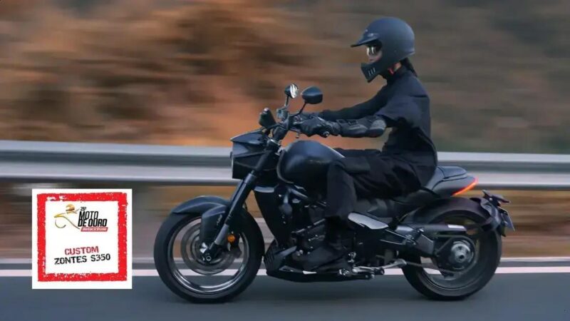 Zontes S350 vence Moto de Ouro 2025 na categoria Custom