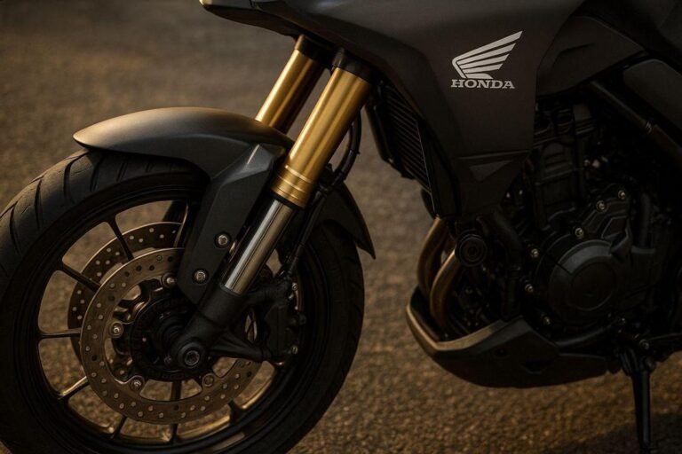 Como ajustar suspensão dianteira Honda CB 500X