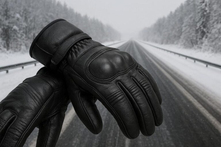 Luvas térmicas para pilotagem no inverno