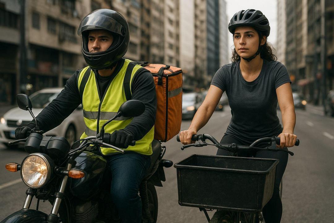 Comparativo de ganhos: motoboy ganha mais que bike courier?