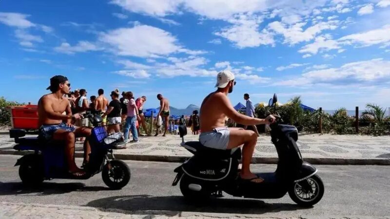 Rio: Motos Elétricas Puxam Redução de Velocidade
