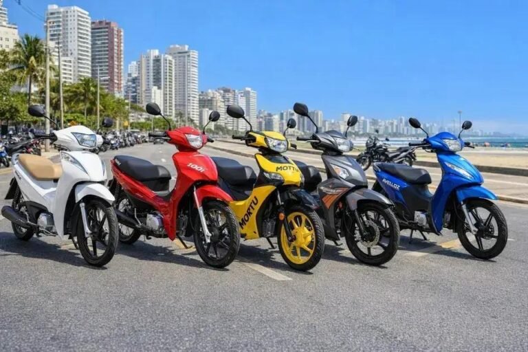 As 5 motonetas mais vendidas no Brasil em 2026