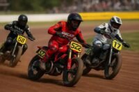 Ducati brilha em sua estreia no Mundial de Flat Track 2026