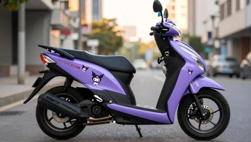 Honda lança Biz125 EX Kuromi, edição especial roxa