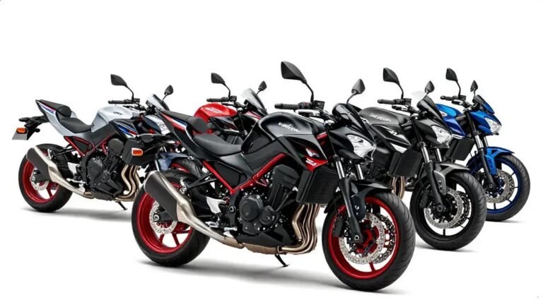 Kawasaki atualiza 7 motos com novas cores