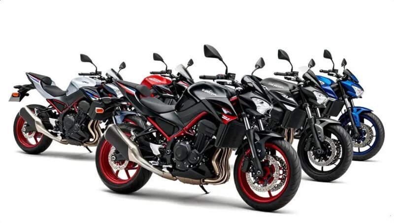 Kawasaki atualiza 7 motos com novas cores